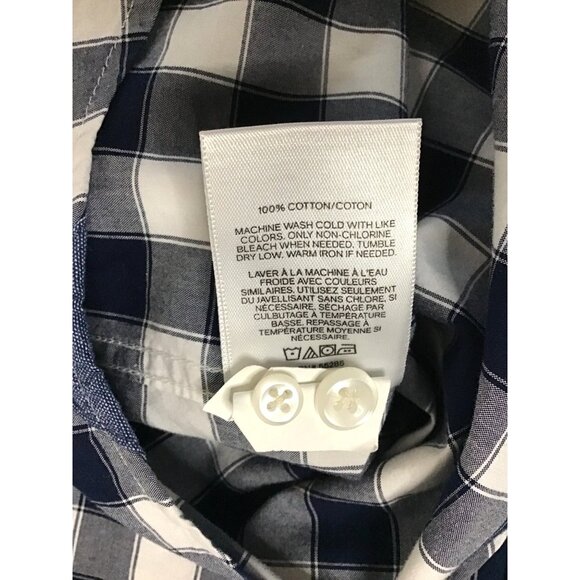 EXPRESS- MENS SLIM SOFT WASH COTTON LONG SLEEVE BUTTON FRONT SHIRT SIZE X-LARGE - Picture 9 of 9